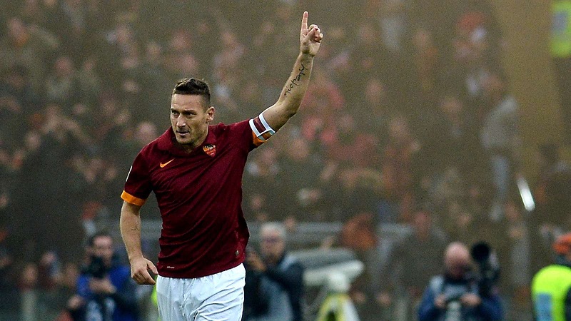 Francesco Totti Roma captain